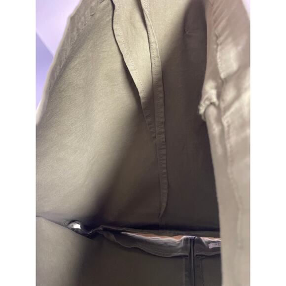 NWT, Harper Heritage, Size Large, Olive Green Mini Skirt, Asymmetrical Buttons - Picture 4 of 9